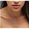 Image 2 : 14KT White Gold 0.54ctw Diamond Necklace