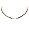 Image 3 : 14KT Yellow Gold 30.00ctw Ruby and Diamond Necklace