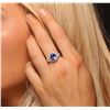 Image 3 : 14KT Two-Tone Gold 3.55ct Tanzanite and Diamond Ring