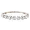 Image 3 : 14KT White Gold 2.74ctw Diamond Bangle Bracelet
