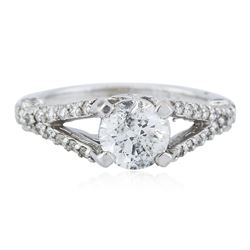 14KT White Gold 1.48ctw Diamond Ring