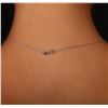 Image 5 : 14-18KT White Gold 0.79ctw Diamond Pendant With Chain