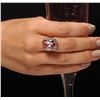 Image 1 : 14KT Rose Gold 8.33ct Morganite and Diamond Ring