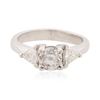 Image 1 : Platinum 1.82ctw Diamond Ring