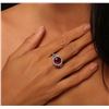 Image 1 : 14KT White Gold 4.88ct Ruby and Diamond Ring