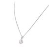 Image 7 : 14KT White Gold 0.90ctw Diamond Pendant With Chain