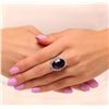 Image 2 : 14KT White Gold 12.96ct Amethyst and Diamond Ring