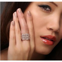 14KT Rose Gold 1.22ctw Diamond Ring