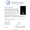 Image 7 : 14KT White Gold 3.14ct Tanzanite and Diamond Pendant With Chain