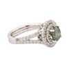 Image 2 : 14KT White Gold 2.30ctw Diamond Ring