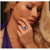 Image 1 : 14KT Two-Tone Gold 4.54ct Tanzanite and Diamond Ring