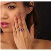 Image 1 : 14KT White Gold 1.75ct Tanzanite and Diamond Ring