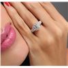 Image 2 : 18KT White Gold 1.76ctw Diamond Ring