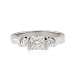 14KT White Gold 0.80ctw Diamond Ring