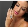 Image 5 : 14KT Yellow Gold 22.07ct Aquamarine and Diamond Ring