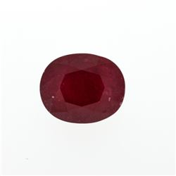 15.30ct. One Oval Cut Natural Ruby