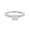 Image 1 : 14KT White Gold 1.10ctw Diamond Ring