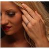 Image 3 : 14KT White Gold 1.10ctw Diamond Ring