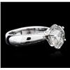Image 4 : 14KT White Gold 3.02ct Brilliant Cut Diamond Solitaire Ring