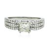Image 1 : 14KT White Gold 1.25ctw Diamond Ring
