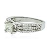 Image 2 : 14KT White Gold 1.25ctw Diamond Ring