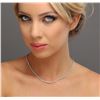 Image 5 : 18KT White Gold 3.54ctw Diamond Necklace