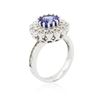 Image 6 : 14KT White Gold 2.27ct Tanzanite and Diamond Ring