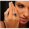 Image 5 : 14KT White Gold 3.91ct Tanzanite and Diamond Ring