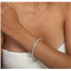 Image 5 : 14KT White Gold 4.87ctw Diamond Tennis Bracelet