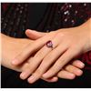 Image 2 : 14KT White Gold 3.31ct Ruby and Diamond Ring