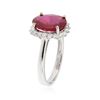Image 4 : 14KT White Gold 3.31ct Ruby and Diamond Ring