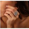Image 5 : 14KT White Gold 0.66ctw Diamond Ring