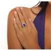 Image 1 : 14KT White Gold 5.21ct Tanzanite and Diamond Ring