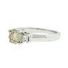 Image 2 : Platinum 1.37ctw Diamond Ring