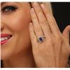 Image 1 : 14KT White Gold 1.32ct Tanzanite and Diamond Ring
