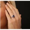 Image 5 : 14KT White Gold 1.32ct Tanzanite and Diamond Ring