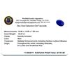 Image 2 : 18.34ctw. One Oval Cabochon Cut Tanzanite