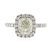 Image 1 : 14KT White Gold 2.17ct I-1/L Diamond Ring