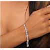 Image 5 : 14KT White Gold 9.93ctw Diamond Tennis Bracelet