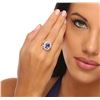 Image 5 : 14KT White Gold 3.13ct Tanzanite and Diamond Ring