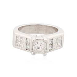 14KT White Gold 1.92ctw Diamond Ring