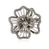 Image 1 : 14KT White Gold 0.71ctw Diamond Ring