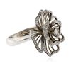 Image 2 : 14KT White Gold 0.71ctw Diamond Ring