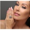 Image 4 : 14KT White Gold 0.71ctw Diamond Ring
