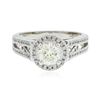 Image 1 : 14KT White Gold 1.43ctw Diamond Ring