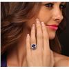 Image 5 : 14KT White Gold 5.53ct Tanzanite and Diamond Ring