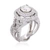 Image 7 : 14KT White Gold GIA Certified 3.01ctw Diamond Ring