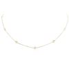 Image 3 : 14KT Yellow Gold 0.99ctw Diamond Necklace