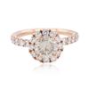 Image 1 : 14KT Rose Gold 1.74ctw Diamond Ring