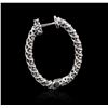 Image 2 : 14KT White Gold 2.51ctw Diamond Earrings